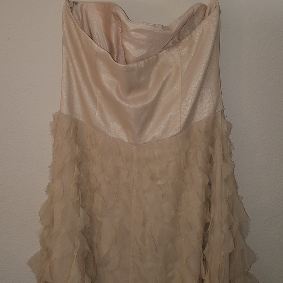 White house Black market silk dress, size 10, J290 - Picture 7 of 16